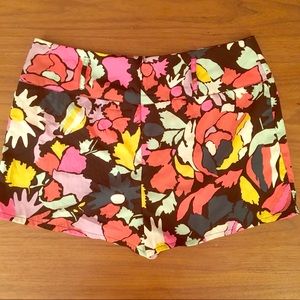 Floral Short Shorts